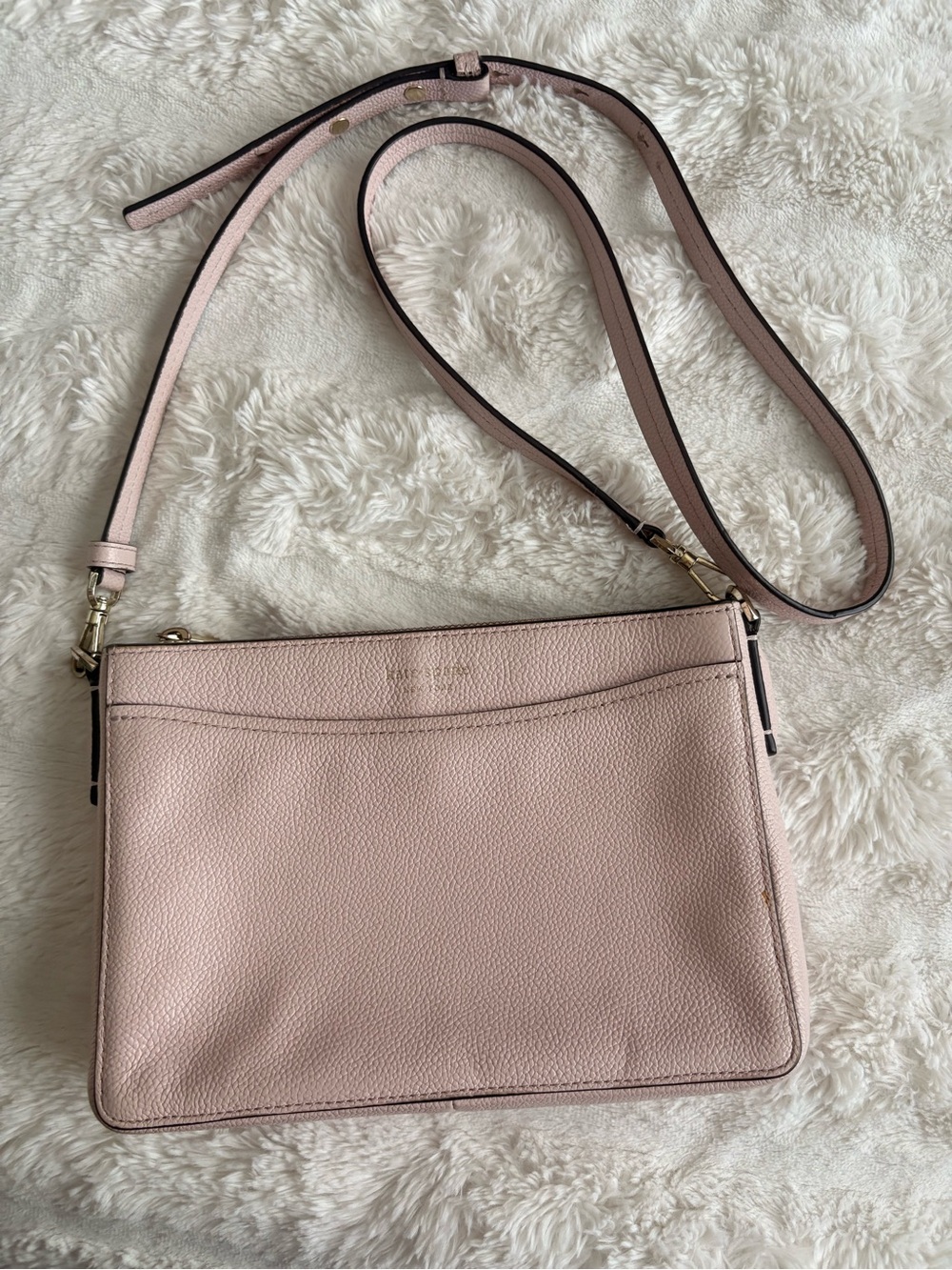 Kate Spade - Pink Blush Crossbody Bag - Elegant Everyday Shoulder Bag